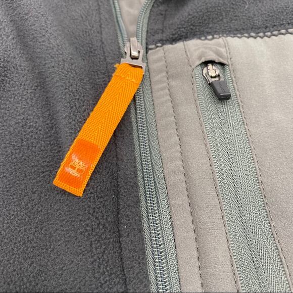 Timberland Mens Fleece Pullover XL Outdoor Hiking Camping Rugged Minimal Utility - Picture 5 of 10